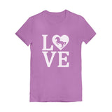 Love Horses Youth Kids Girls' Fitted T-Shirt