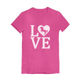 Love Horses Youth Kids Girls' Fitted T-Shirt 