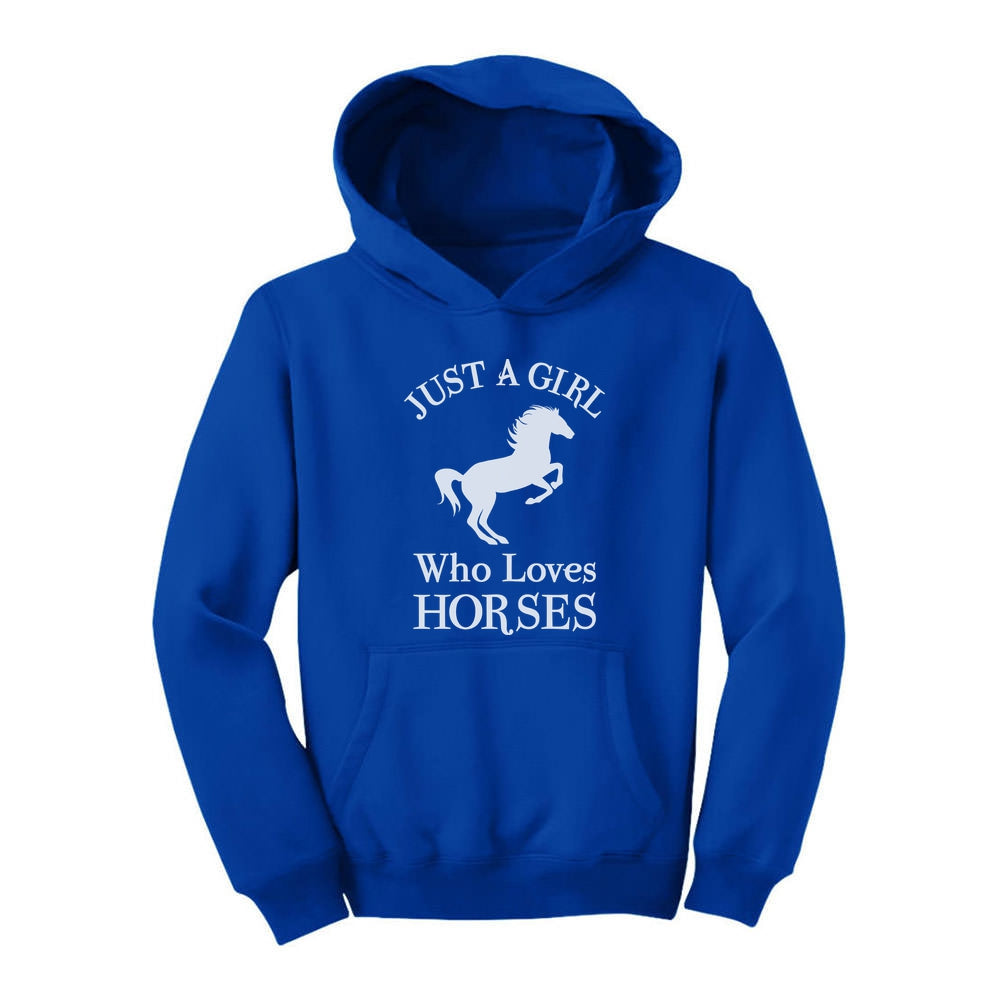 Just A Girl Who Love Horses Youth Hoodie