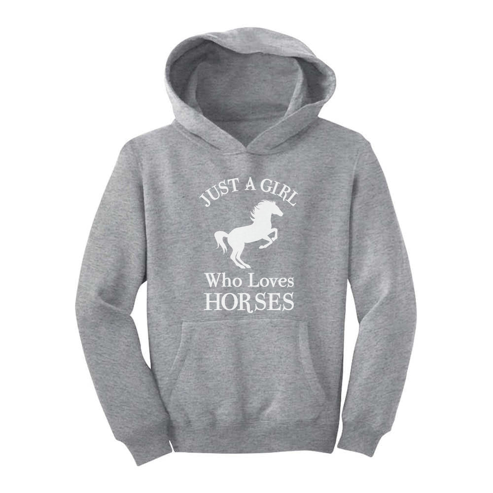 Just A Girl Who Love Horses Youth Hoodie