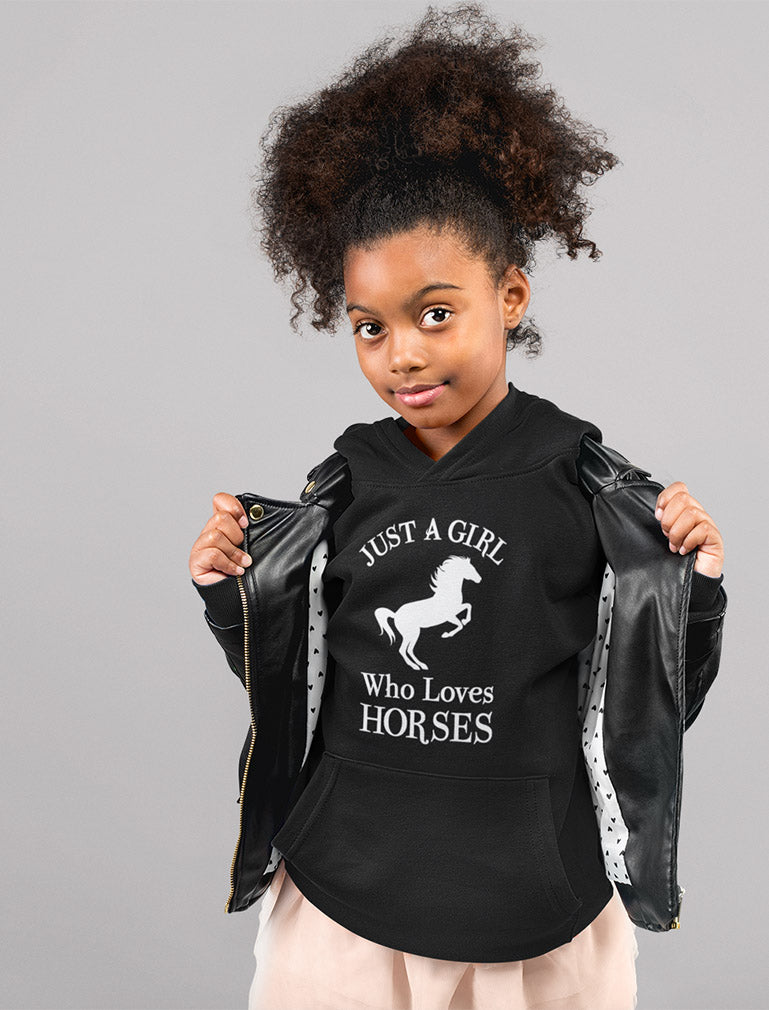 Just A Girl Who Love Horses Youth Hoodie