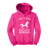 Just A Girl Who Love Horses Toddler Hoodie