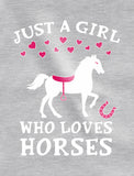 Just A Girl Who Love Horses Toddler Hoodie