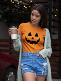 Jack O' Lantern Pumpkin Family Mom, Dad & Baby Matching Halloween Costume Set