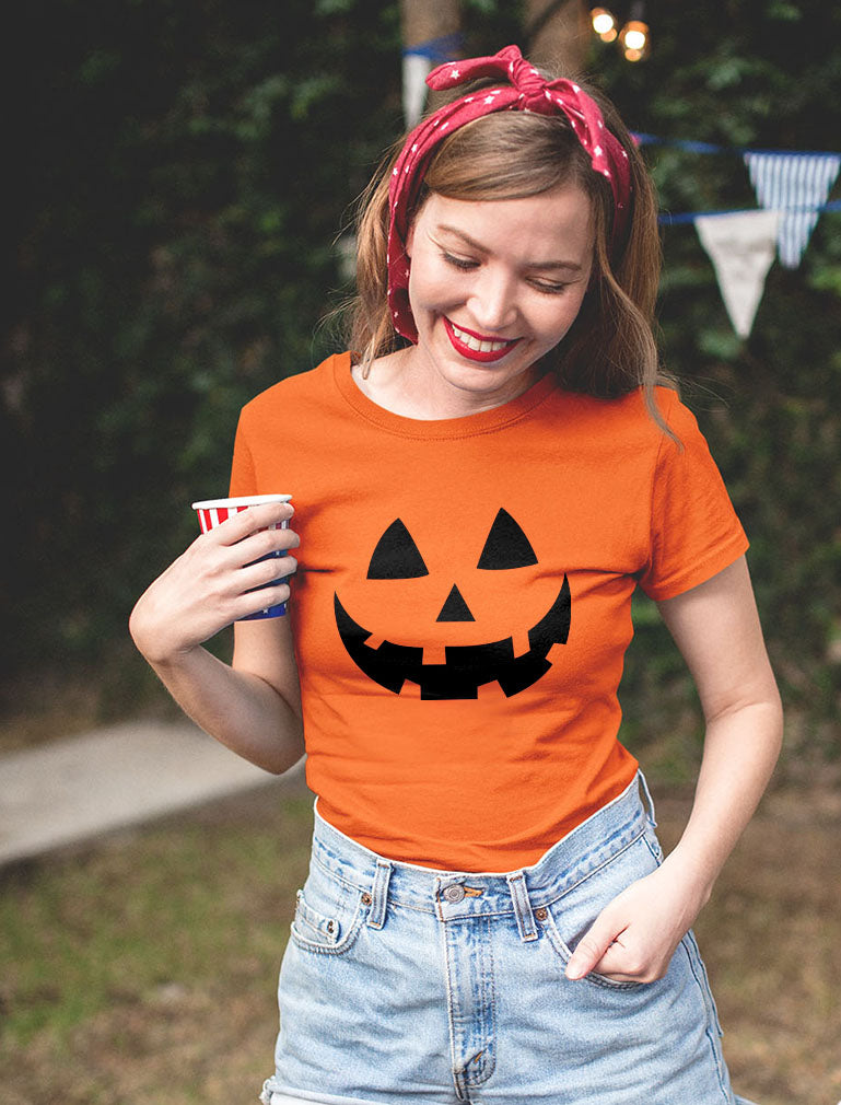 Jack O' Lantern Pumpkin Family Mom, Dad & Baby Matching Halloween Costume Set