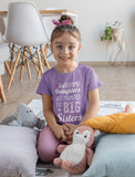 AWESOME Daughters To Big Sisters Youth Girls' Fitted T-Shirt 