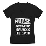 Bad*ss Lifesaver Wasn't a Job Title T-Shirt for A Nurse