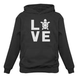 I Love Turtles - Animal Lover Turtle Print Novelty Women Hoodie