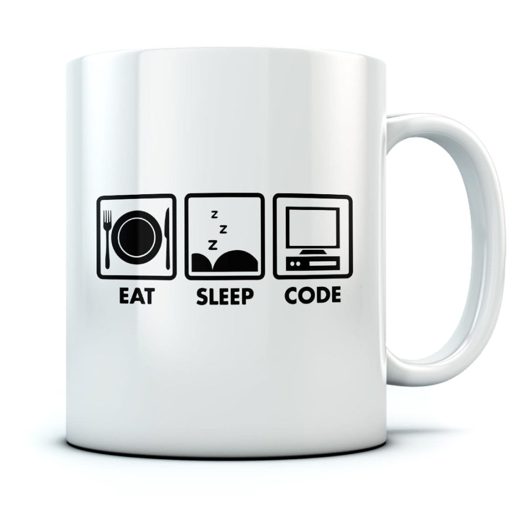 Eat Sleep Code - Funny Programmer Gift Idea Mug