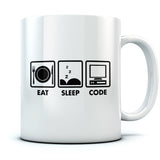 Eat Sleep Code - Funny Programmer Gift Idea Mug