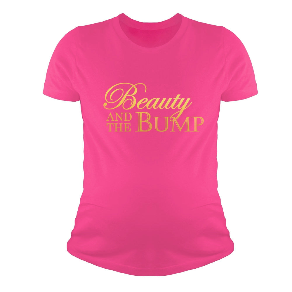 Beauty And The Bump - Funny Pregnancy Humorous Maternity Shirt