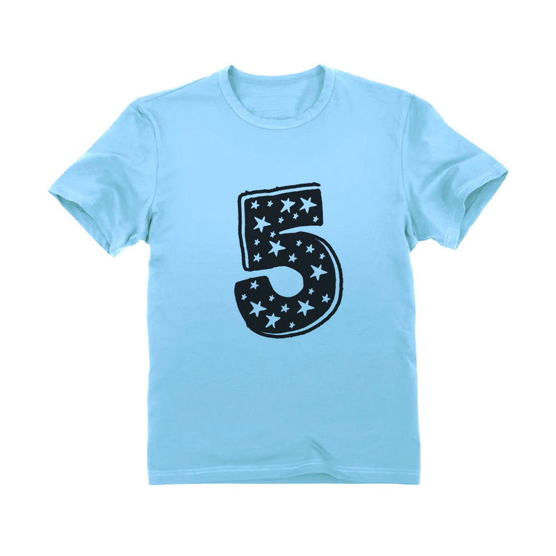 5 Kids Birthday - Superstar 5 Years Old Cute Gift Idea Youth Kids T-Shirt