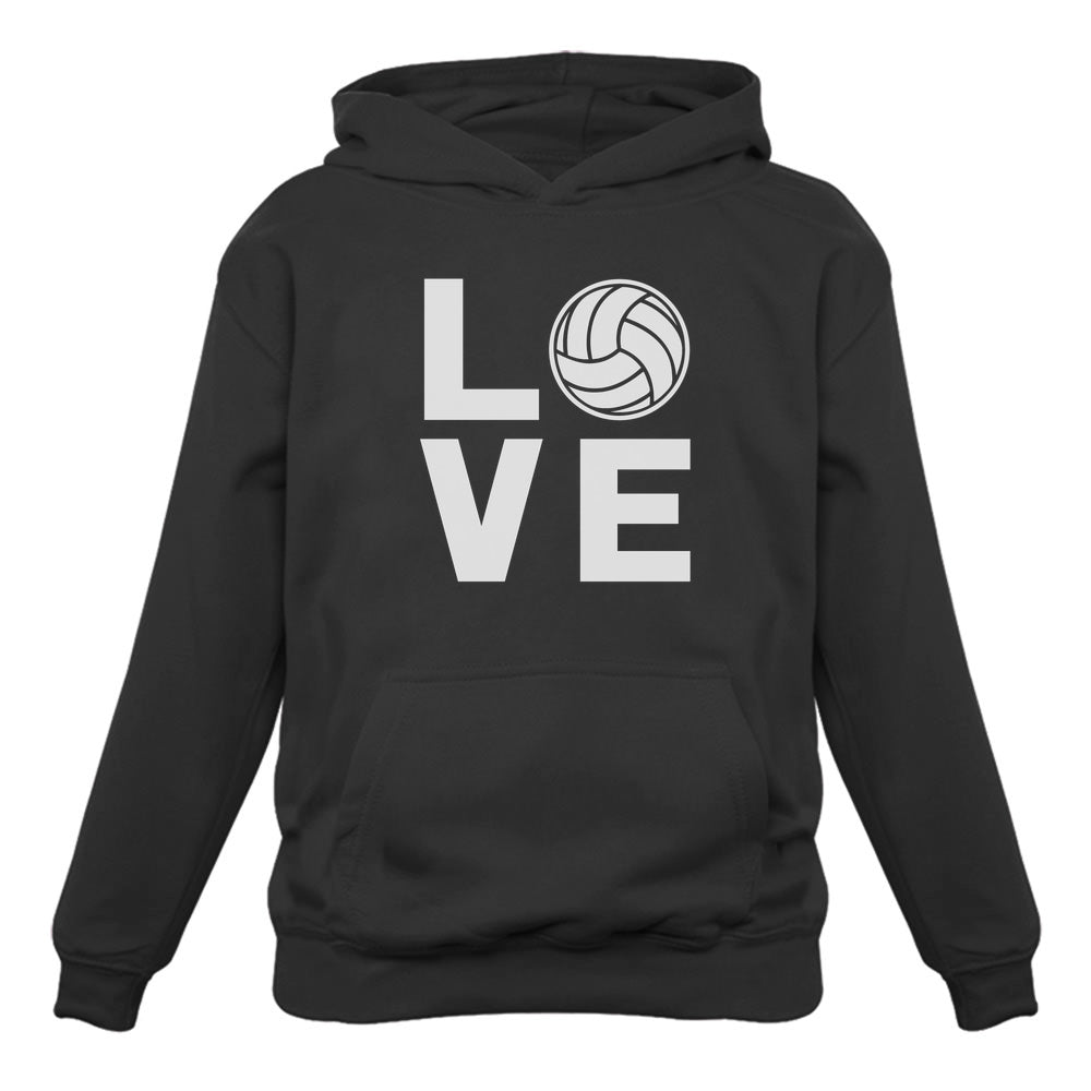 Love Volleyball - Gift Idea for Volleyball Fans Women Hoodie