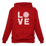 Love Volleyball - Gift Idea for Volleyball Fans Women Hoodie