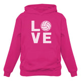 Love Volleyball - Gift Idea for Volleyball Fans Women Hoodie