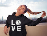 Love Volleyball - Gift Idea for Volleyball Fans Women Hoodie