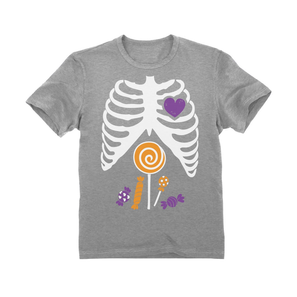Candy Skeleton - Halloween Kids Toddler Kids T-Shirt