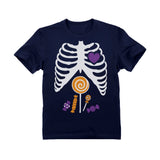 Candy Skeleton - Halloween Kids Toddler Kids T-Shirt
