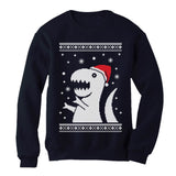 Ugly Christmas Sweater Big Trex Santa - Funny Xmas Sweatshirt