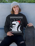 Ugly Christmas Sweater Big Trex Santa - Funny Xmas Sweatshirt