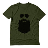 Beard & Sunglasses The Hipsters Apparel Gift Idea Cool T-Shirt