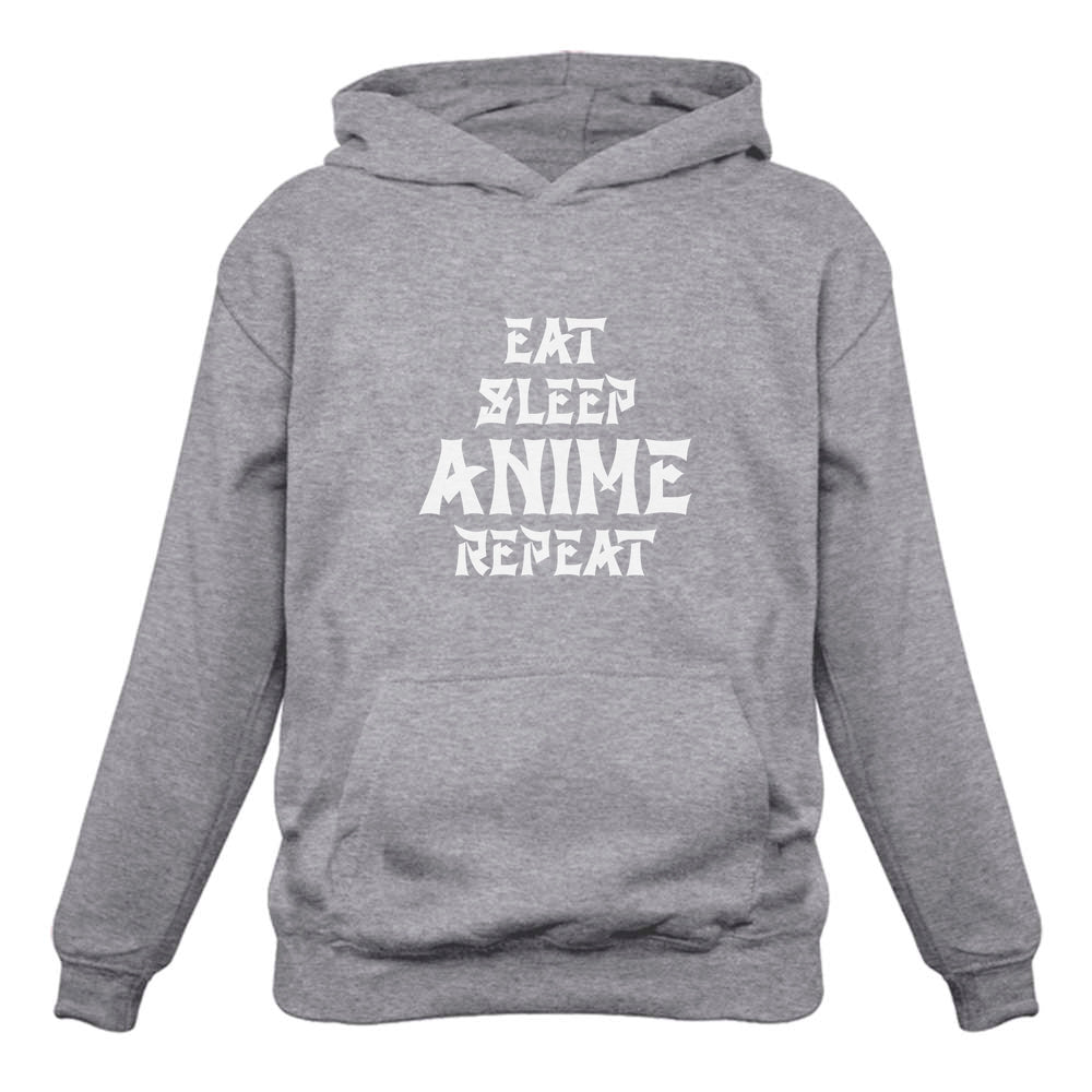 Eat Sleep Anime Repeat Women Hoodie