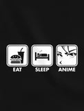 Eat Sleep Anime Cool Hoodie
