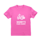 Daddy's Farm Buddy - Gift For Farmers Children Funny Youth Kids T-Shirt