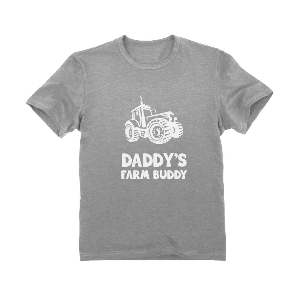 Daddy's Farm Buddy - Gift For Farmers Children Funny Youth Kids T-Shirt