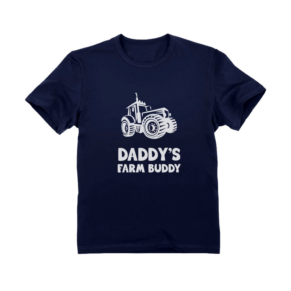 Daddy's Farm Buddy - Gift For Farmers Children Funny Toddler Kids T-Shirt