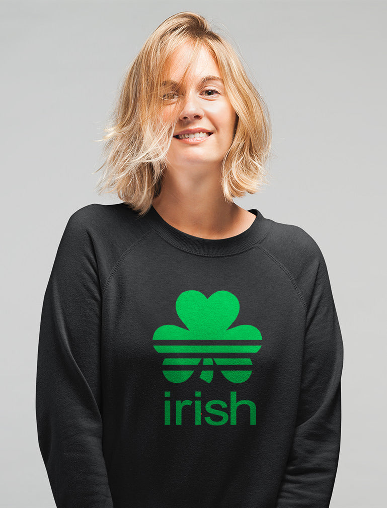 Irish Shamrock Clover Women Sweatshirt