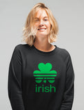 Irish Shamrock Clover Women Sweatshirt 
