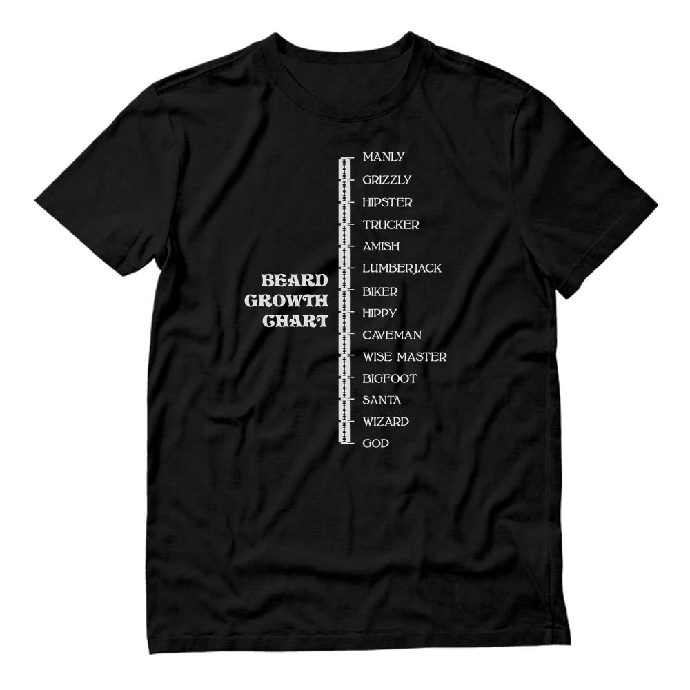 Beard Growth Chart T-Shirt