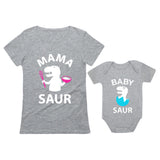 Mama Saur - T-Rex Mom & Baby Saur T-Rex Baby Matching Mother's Day Gift Set