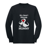My Heart Belongs To Mommy Toddler Kids Long sleeve T-Shirt 