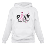 Pink Breast Cancer Awareness Spread The Hope Women Hoodie