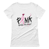 Pink Breast Cancer Awareness Spread The Hope Women T-Shirt