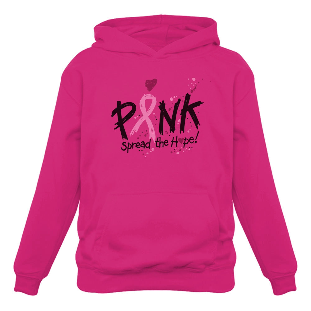 Pink Breast Cancer Awareness Spread The Hope Women Hoodie