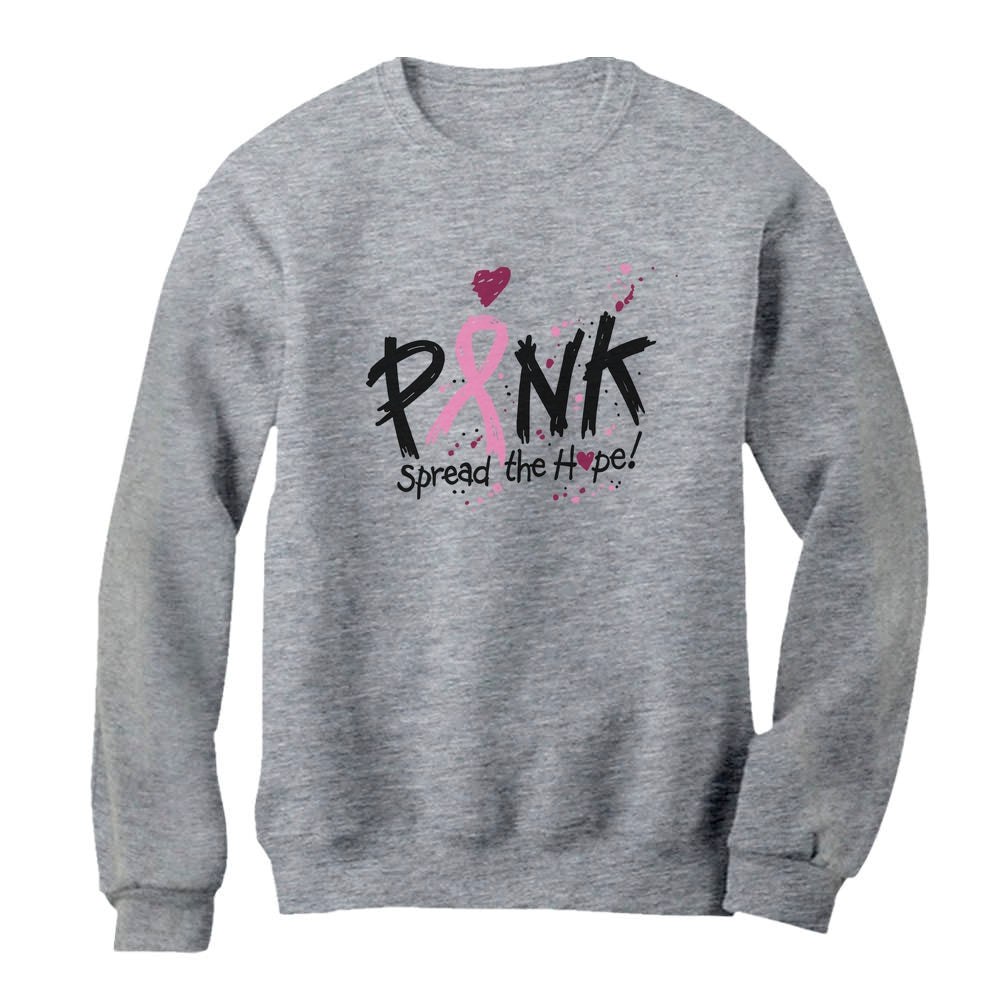 Pink Breast Cancer Awareness Spread The Hope Women Sweatshirt