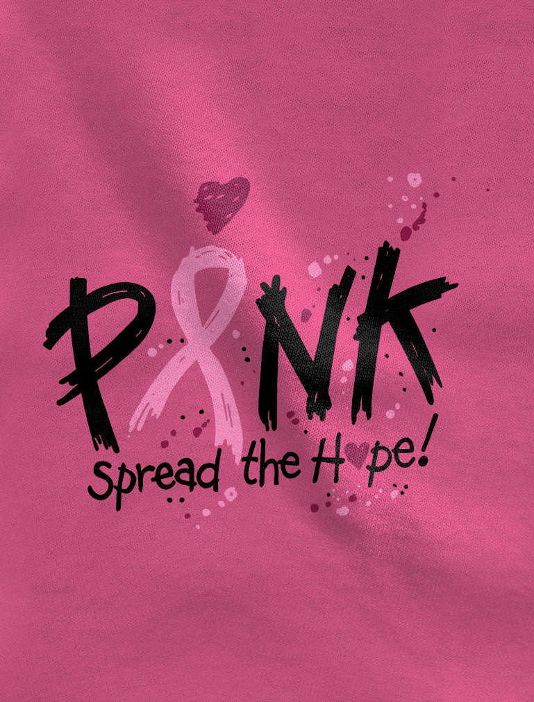 Pink Breast Cancer Awareness Spread The Hope Women Hoodie