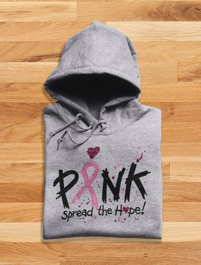 Pink Breast Cancer Awareness Spread The Hope Women Hoodie