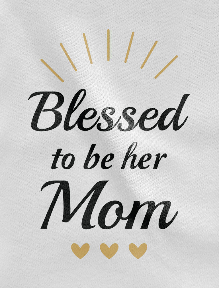 Blessed Mommy and Me Mother & Daughter Matching T-shirts Mother's Day Gift Set