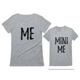 Mom and Daughter Matching T-Shirts Set Funny Me & Mini Me