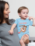 Love My Mommy Sloth Baby Bodysuit