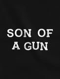 Gun & Son of a Gun Dad and Me Matching Set T-Shirt & Bodysuit Father's Day Gift