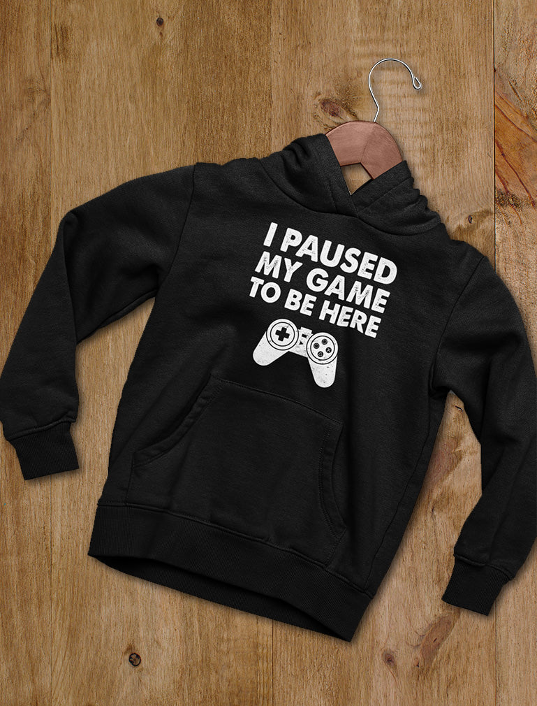 I Paused My Game To Be Here Hoodie (Sweatshirt)