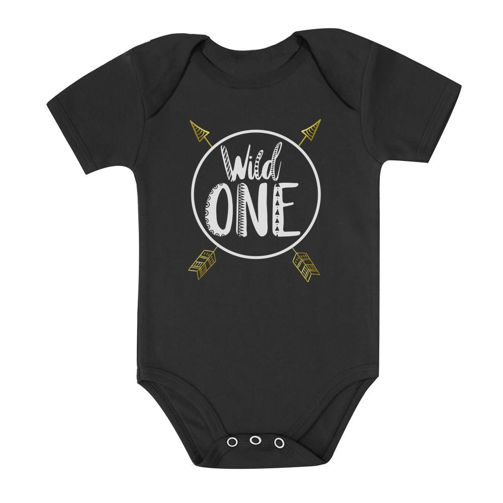 Wild One Arrows And Target Baby Bodysuit