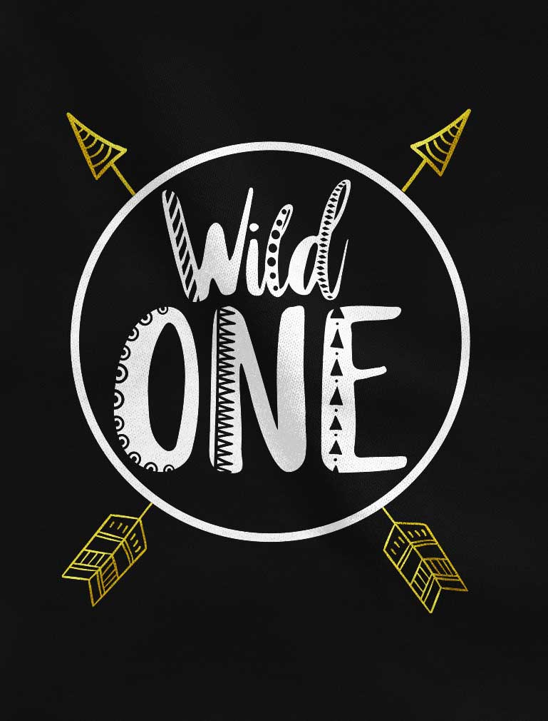 Wild One Arrows And Target Baby Bodysuit