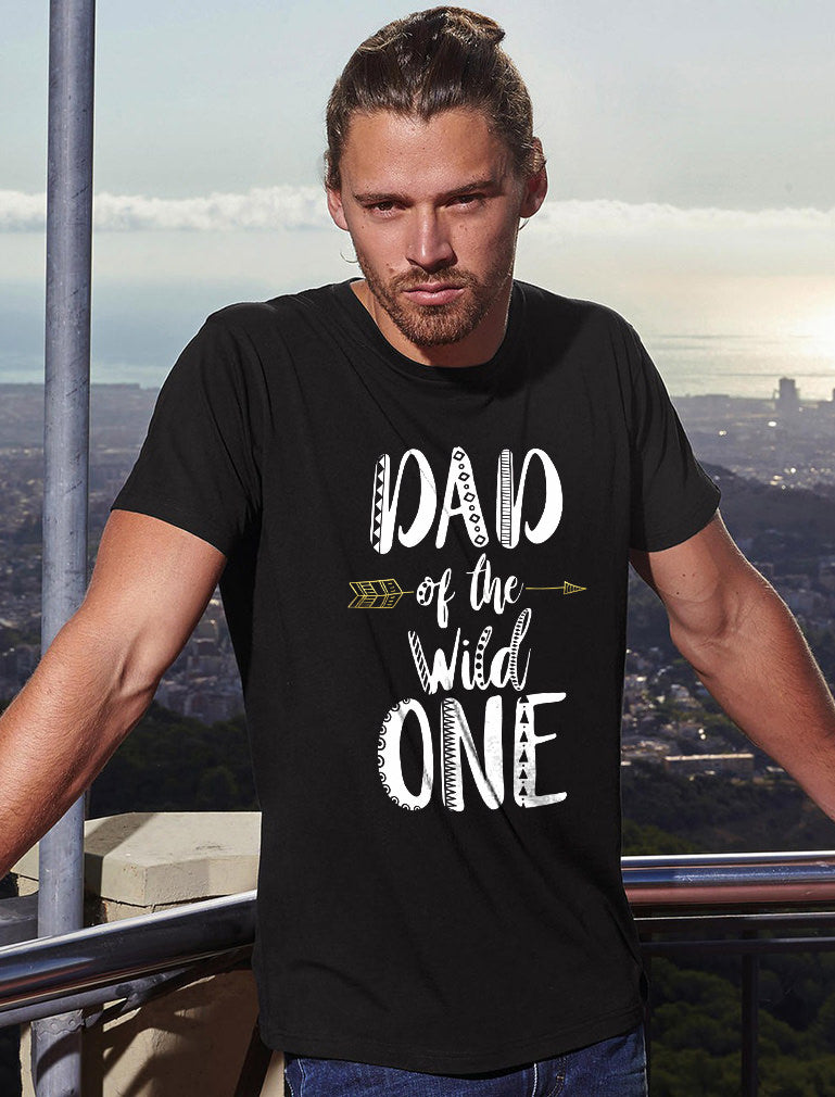 Dad Of The Wild One T-shirt Mom Tank Top Matching Couples Funny 1st Birthday Set