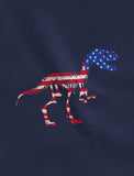T-Rex Dinosaur American Flag Toddler Kids T-Shirt